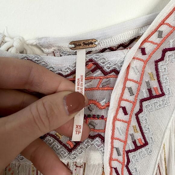 Free People Dance Magic Tunic in Ivory XS - Picture 4 of 8